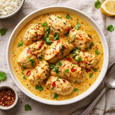 Chicken in yogurt sauce