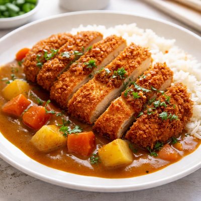 Chicken katsu curry
