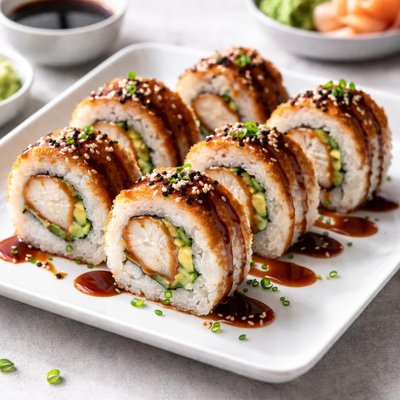Chicken katsu rolls