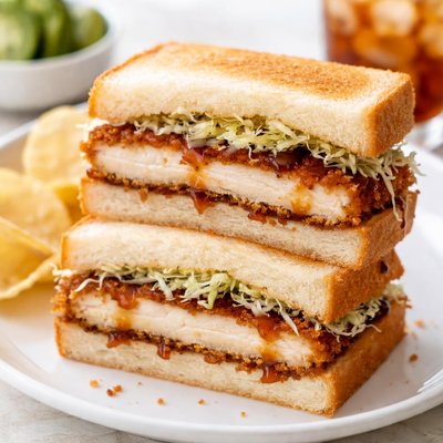 Chicken katsu sandwich