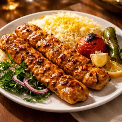 Chicken kebab koobideh