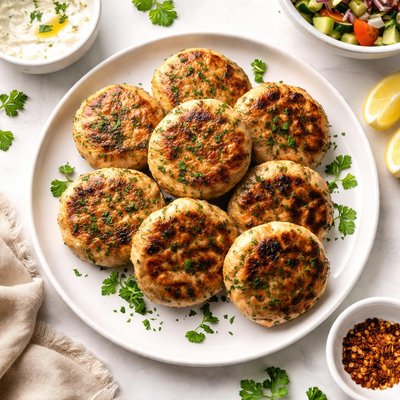 Chicken kebab patties