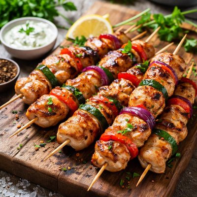 Chicken kebab sticks