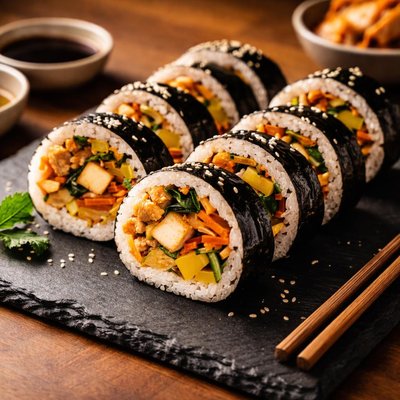 Chicken kimbap