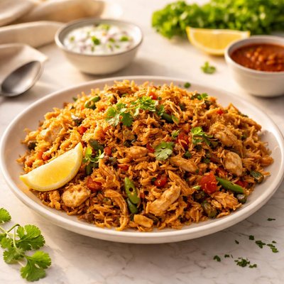 Chicken kothu parotta