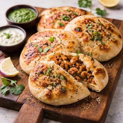 Chicken kulcha