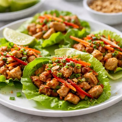 Chicken lettuce wraps