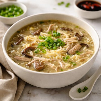 Chicken lung fung soup