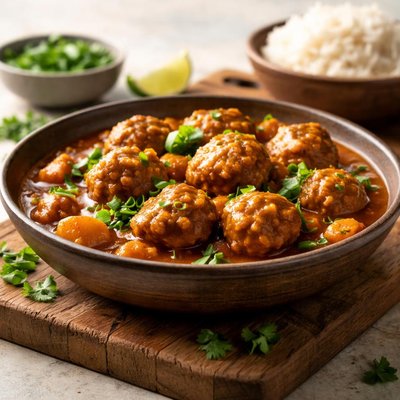 Chicken manchurian curry