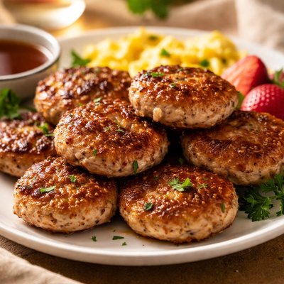 Chicken maple sausage patties