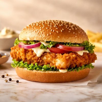 Chicken mayo burger