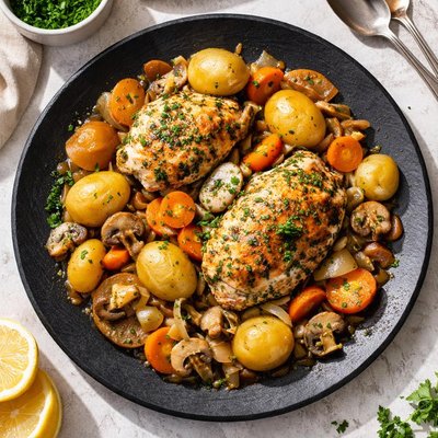 Chicken meal in slowcooker