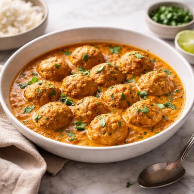 Chicken meatball curry