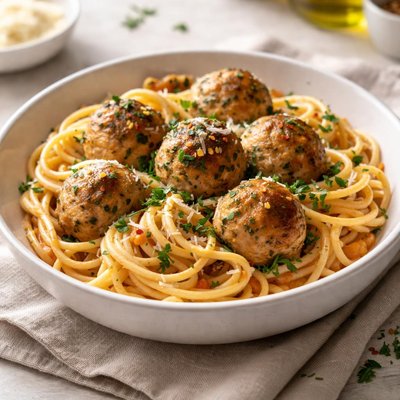 Chicken meatball pasta