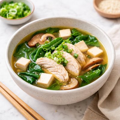 Chicken miso soup