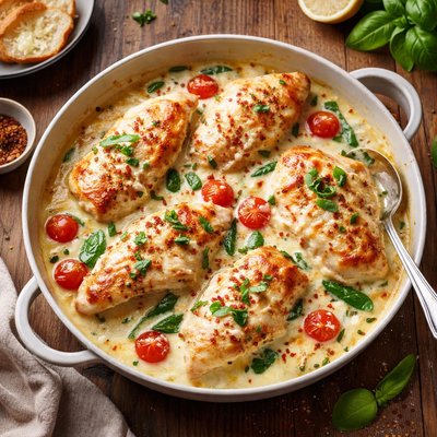 Chicken mozzarella sauce