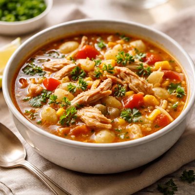 Chicken muddle soup