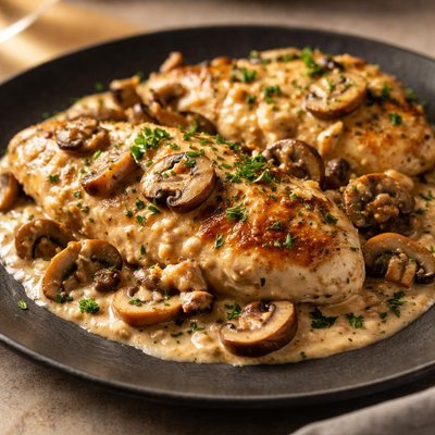 Chicken mushroom caserole