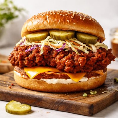 Chicken nashville burger