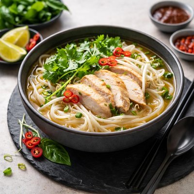 Chicken noodle pho