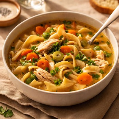 Chicken noodle vegetable soup
