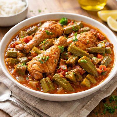 Chicken okra