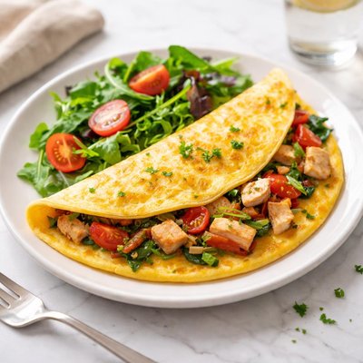 Chicken omlette