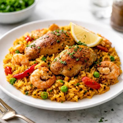 Chicken paella