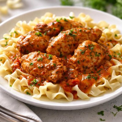 Chicken paprikash
