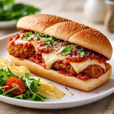 Chicken parm sandwich
