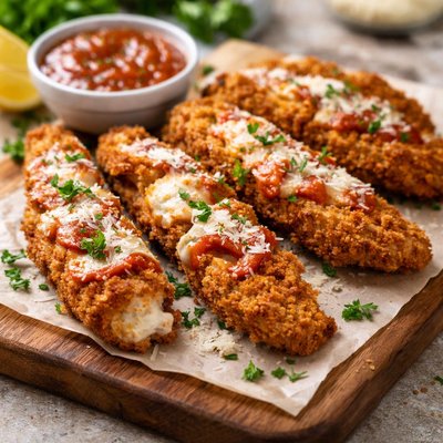 Chicken parm strips