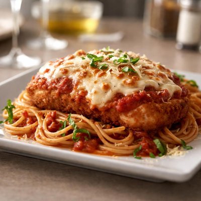 Chicken parmesan from pinstripes