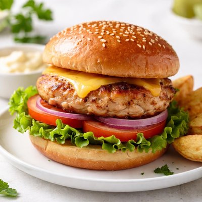 Chicken patty sandwich