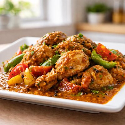 Chicken pepper curry