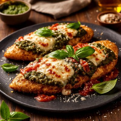 Chicken pesto parm
