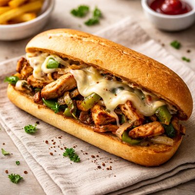 Chicken philly cheese