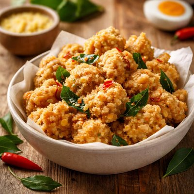 Chicken pop salted egg