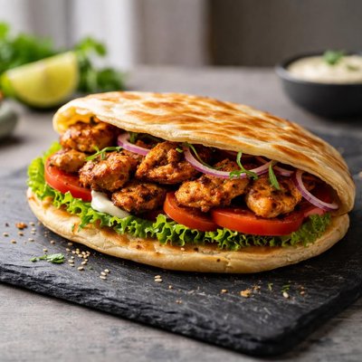 Chicken porata sandwich