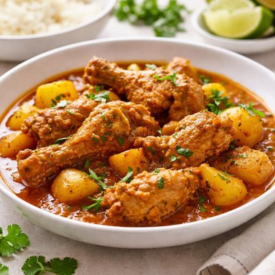 Chicken potato curry