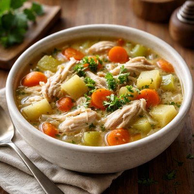Chicken potatoe soup