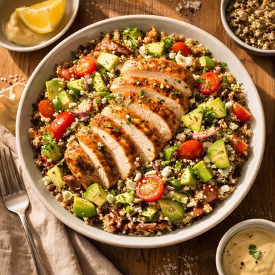 Chicken quinoa salad