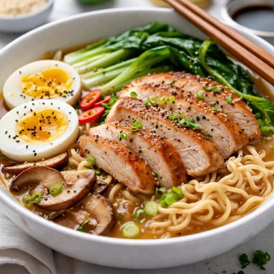 Chicken ramen noodles