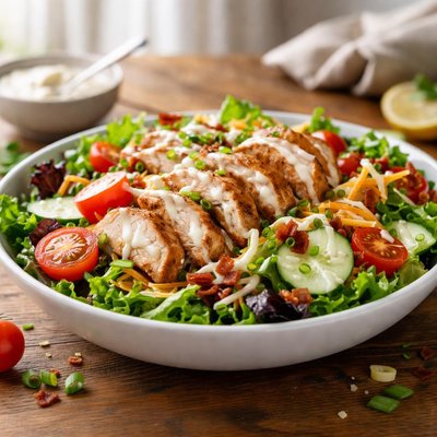 Chicken ranch salad
