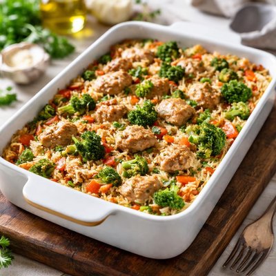 Chicken rice casserole