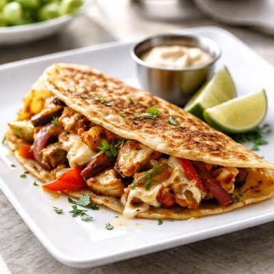 Chicken rotti melt