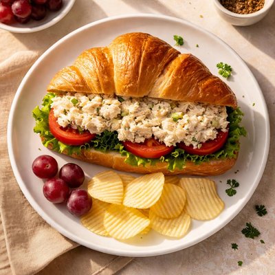 Chicken salad chick crossiant