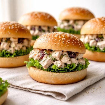 Chicken salad mini sandwichs