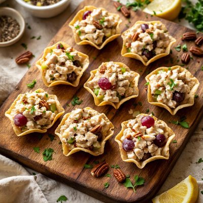 Chicken salad scoops