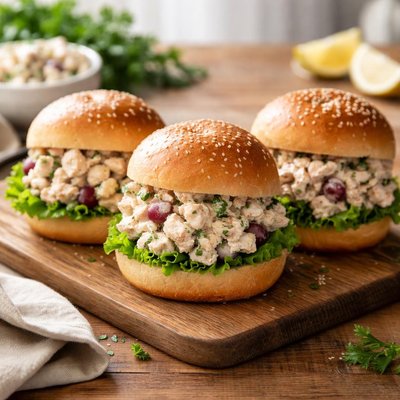 Chicken salad slider