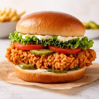 Chicken sandwich kfc